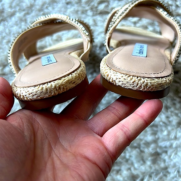 Charles David KENYA Woven w/Crystal Slide Sandals- NWT SIZE 9 - Picture 7 of 11